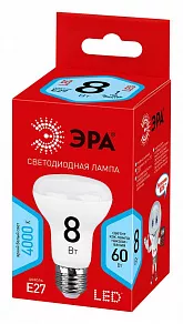 Лампа светодиодная Эра ЭКО E27 8Вт 4000K Б0020636