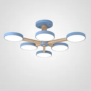 Люстра на штанге Imperiumloft TURNA Blue TURNA-B01