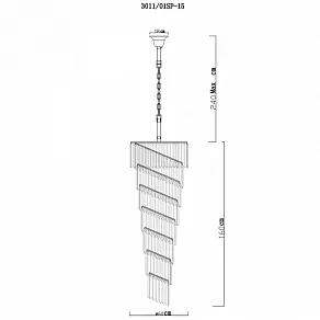 Подвесной светильник Divinare Charlotte 3011/01 SP-15