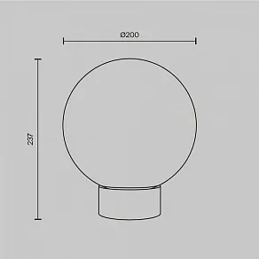 Настольная лампа декоративная Maytoni Basic form MOD321TL-01G3