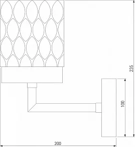Бра Eurosvet Calle 60127/1 латунь