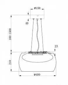 Подвесной светильник Maytoni Solen MOD073CL-L13B3K