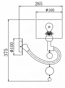 Бра Maytoni Bubble Dreams MOD603-01-N