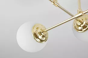 Люстра на штанге LUMINA DECO Fino TC 2003-4 GD