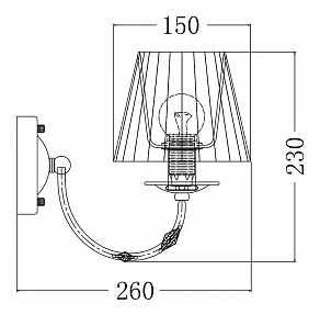 Бра Maytoni Proline ARM348-01-R
