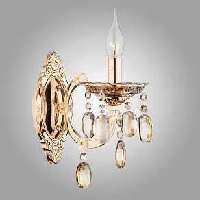 Бра Eurosvet Vendian 3449/1 золото/тонированый хрусталь Strotskis