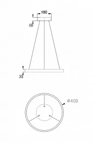 Подвесной светильник Maytoni Rim MOD058PL-L22B4K