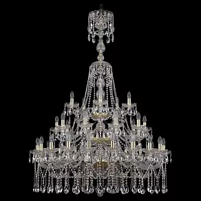 Подвесная люстра Bohemia Ivele Crystal 1413 1413/20+10+5/400/XL-158/3d/G