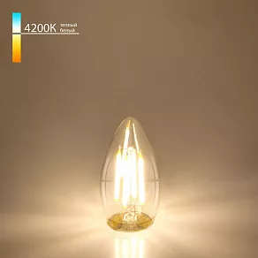 Лампа светодиодная Elektrostandard Свеча F E27 9Вт 4200K BLE2706