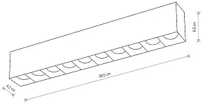 Накладной светильник Nowodvorski Midi Led 10050