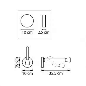 Бра Lightstar Muro III 808631