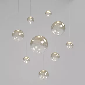 Подвесной светильник Eurosvet Wonder 50230/1 LED янтарный