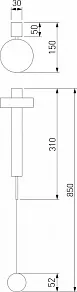 Бра Elektrostandard Orco 40112/LED