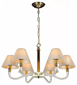 Подвесная люстра iLamp Amber YT2043-8 GD+Coffee