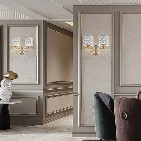 Бра Arte Milano Florentia-2097 302097/2W Wh/Gd