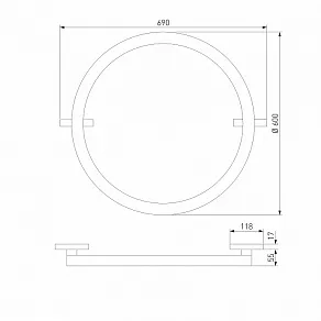 Накладной светильник Elektrostandard Slim Magnetic a068912