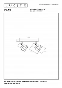 Спот Lucide Filox 00929/02/30