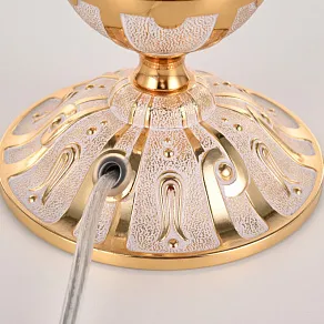 Настольная лампа декоративная Bohemia Ivele Crystal AL77 AL77100L/1-32 GW