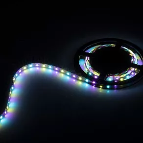 Комплект с лентой светодиодной Arlight SPI-5000-5060-30 12V Cx3 RGB-Remote (10mm, 7.2W, IP20) 020978(1)