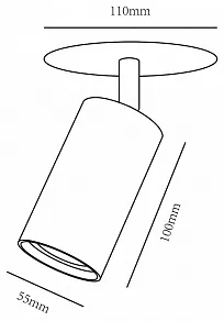 Накладной светильник Arte Lamp Cefeo A3214PL-1GY
