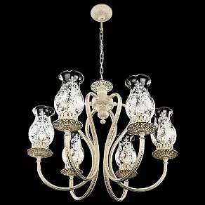 Подвесная люстра Eurosvet 22825 22825/6 белый с золотом
