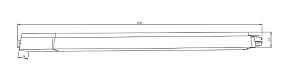 Накладной светильник Maytoni Basis TR000-1-24W4K-B