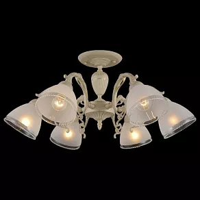 Люстра на штанге Natali Kovaltseva 79010 79010/6C BEIGE GOLD