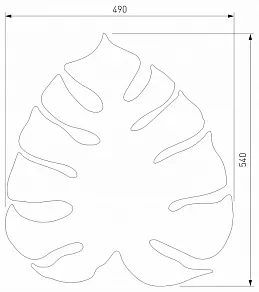 Накладной светильник TK Lighting Monstera 6436 Monstera
