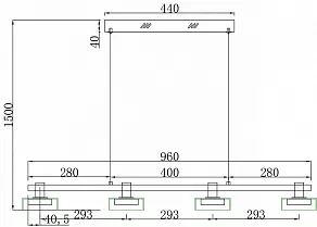Подвесной светильник Stilfort Gloze 4009/02/04PL