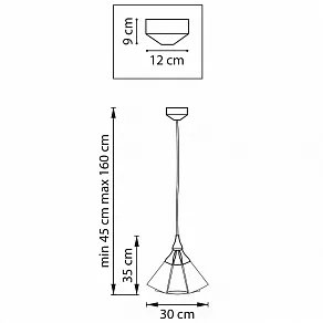 Подвесная люстра Lightstar Cone 757150