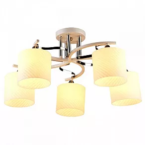 Люстра на штанге Imex MD.3285 MD.3285-5-S CH+WH
