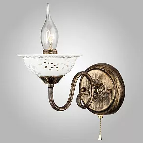 Бра Eurosvet 60049 60049/1 черный с золотом