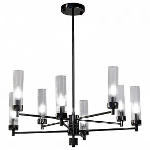 Люстра на штанге AM-Group INDIGO INDIGO SP8 PEARL BLACK