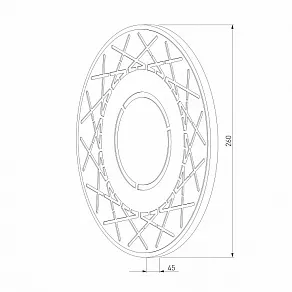 Накладной светильник Eurosvet Ilios 40148/1 LED черный 17W