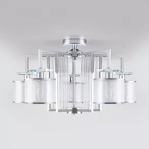 Люстра на штанге Eurosvet Fargo 60123/5 хром Smart