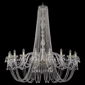 Подвесная люстра Bohemia Ivele Crystal 1402 1402/20/530/h-164/G