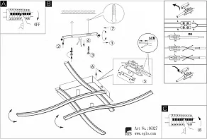 Потолочная люстра Eglo ПРОМО Valmora 96327