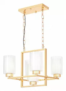 Подвесная люстра LUMINA DECO Lino LDP 1239-5 F.GD