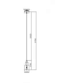 Подвесной светильник Freya Moke FR4006PL-01BS