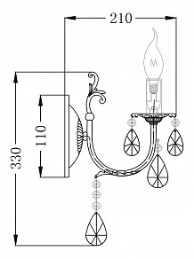 Бра Maytoni Pastello ARM387-01-W