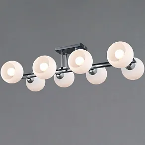 Потолочная люстра ILLUMICO TRENTO IL0791-8CSQ-25 BK CR TRENTO