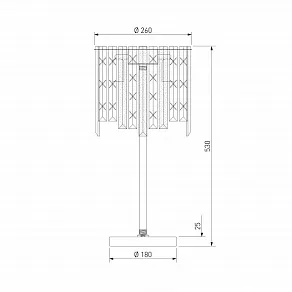 Настольная лампа декоративная Eurosvet Radiance 108011