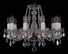 Подвесная люстра Bohemia Ivele Crystal 1402 1402/10/160/Pa/Leafs