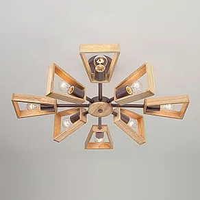 Люстра на штанге Eurosvet Klark 70056/8 кофе