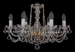 Подвесная люстра Bohemia Ivele Crystal 1402 1402/6/195/G/Balls