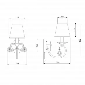 Бра Bogate's Granta 292/1 Strotskis