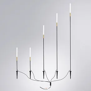 Наземный низкий светильник Arte Lamp MUSTER A1083PA-5BK
