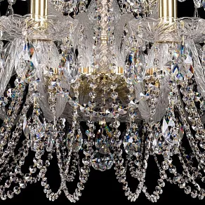 Подвесная люстра Bohemia Ivele Crystal 1402 1402/16+8/400/G