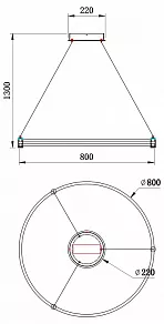 Подвесной светильник Stilfort Tooring 4006/05/01PL