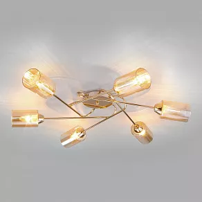 Потолочная люстра Eurosvet Motive 30167/6 золото